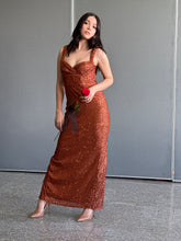 Cargar imagen en el visor de la galería, Vestido Brown Shine

