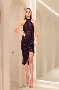 Vestido grape glow