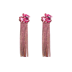 Aretes cristal pink
