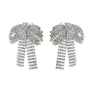 Aretes Bow Silver