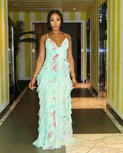 Vestido mini print