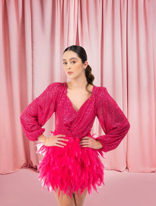 Vestido pink & punk