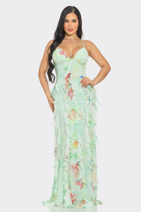 Vestido mini print