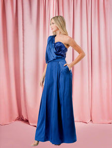 Jumpsuit blue shine