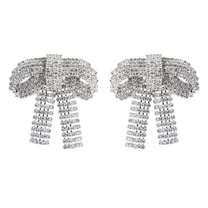 Aretes Bow Silver