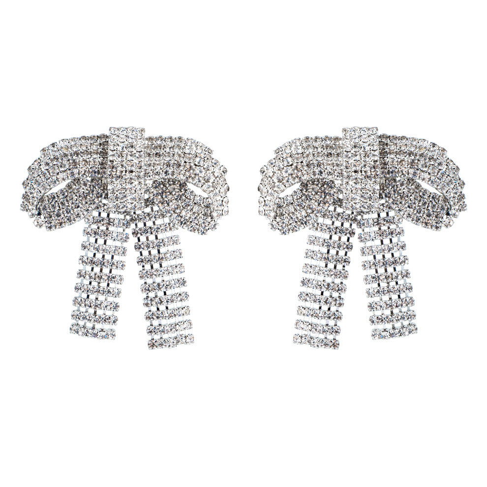 Aretes Bow Silver