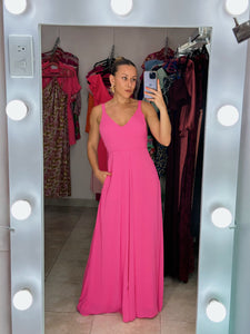 Jumpsuit silky pink