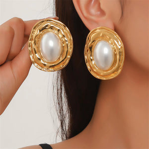 Aretes vintage pearl