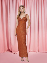 Cargar imagen en el visor de la galería, Vestido Brown Shine
