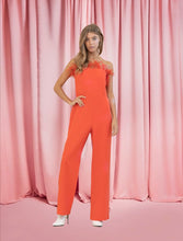 Cargar imagen en el visor de la galería, Jumpsuit Orange feathers
