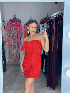 Vestido moño floral