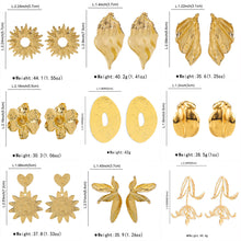 Cargar imagen en el visor de la galería, Aretes golden oval
