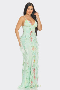 Vestido mini print