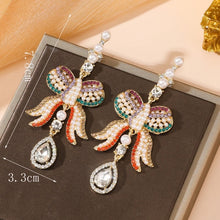 Cargar imagen en el visor de la galería, Aretes multicolor bow

