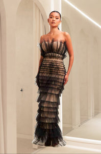 Vestido tull glam