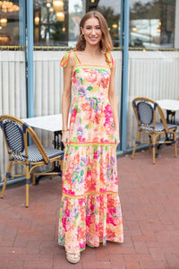 Vestido maxi floralboom