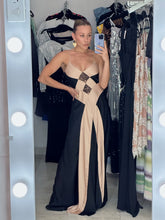 Cargar imagen en el visor de la galería, Vestido Black &amp; Beige
