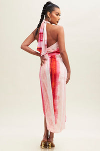 Vestido acuarela pink