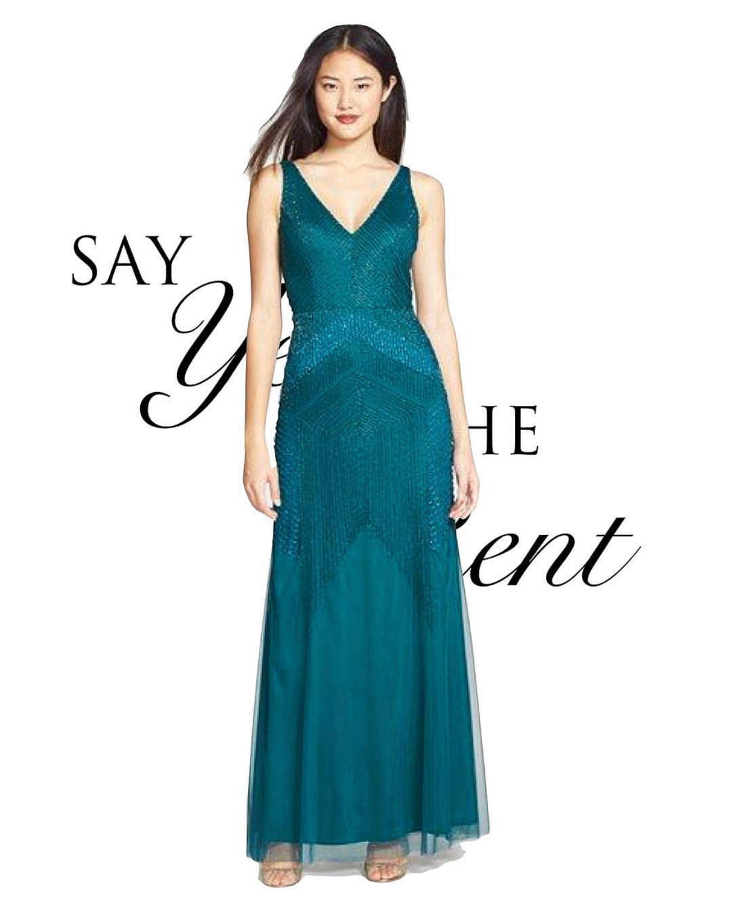 RENTA Vestido esmeralda