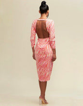 Cargar imagen en el visor de la galería, Vestido print coral
