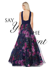 Cargar imagen en el visor de la galería, RENTA Vestido floreado azul
