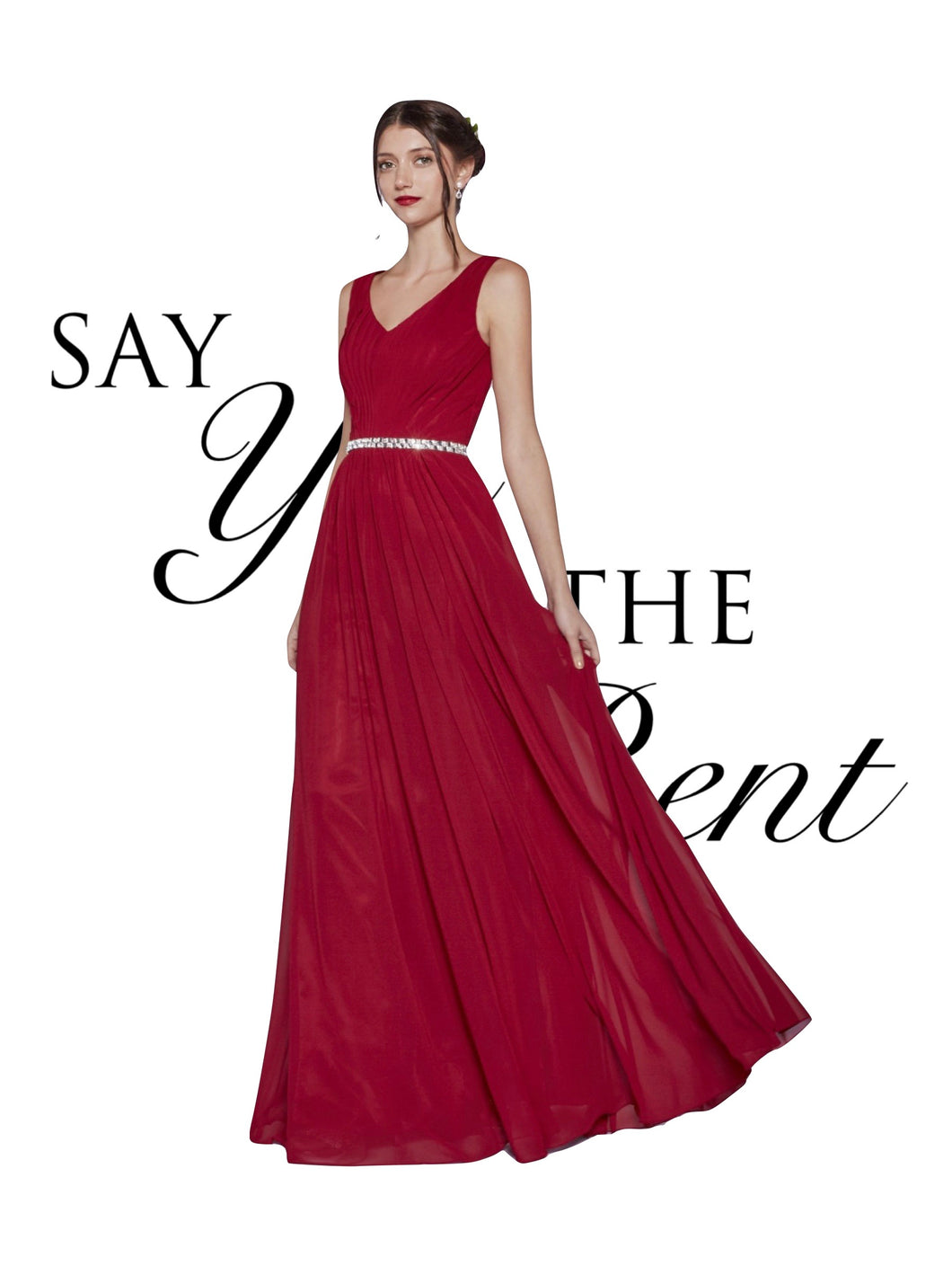 RENTA Vestido rojo