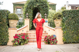 Jumpsuit rojo
