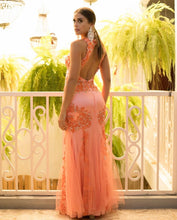 Cargar imagen en el visor de la galería, RENTA Vestido naranja
