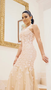 RENTA Vestido blush