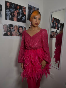 Vestido pink & punk