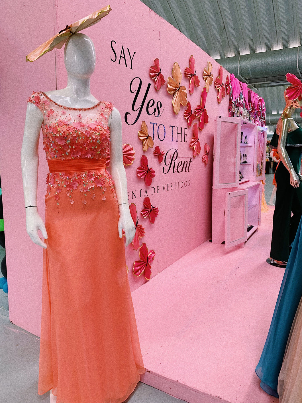 RENTA Vestido melón
