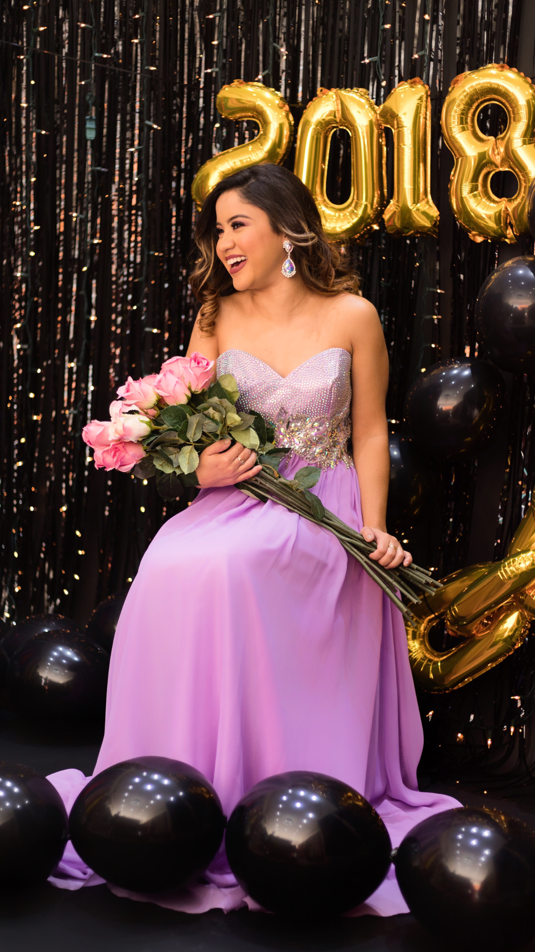 RENTA Vestido lila