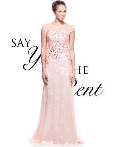 RENTA Vestido Blush