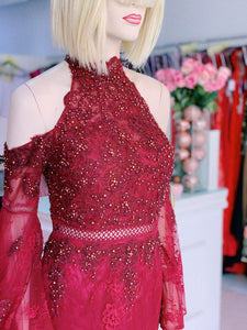 RENTA Vestido vino