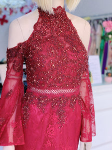 RENTA Vestido vino