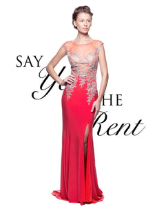 RENTA Vestido rojo