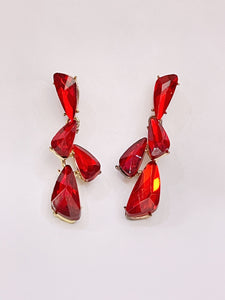 Aretes rojos