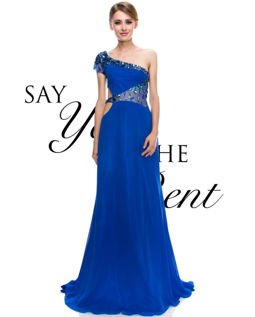 RENTA Vestido azul
