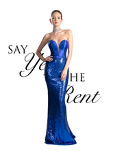 Cargar imagen en el visor de la galería, RENTA Vestido azul
