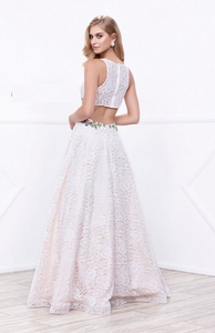 RENTA Vestido Beige