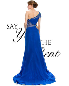 RENTA Vestido azul